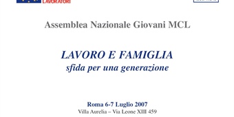 A Roma il 6 e 7 luglio 2007